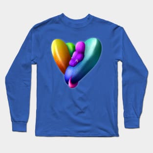 Rainbow Snake Long Sleeve T-Shirt